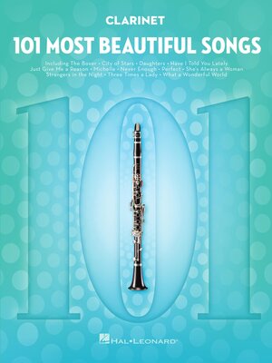 cover image of 101 Most Beautiful Songs for Clarinet